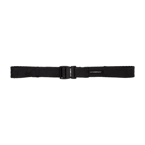 C.P. Company Belt in Harringbon Tape Black 17CMAC042A Degli Uberti